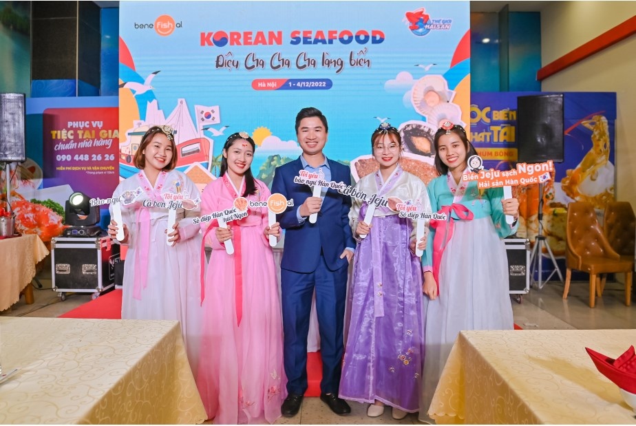 Sự kiện mang ẩm thực biển Hàn Quốc tới gần thực khách Việt Nam.
