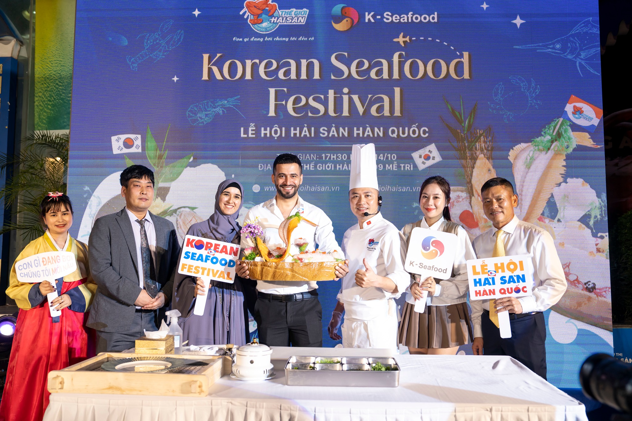 Sự kiện Korean Seafood Festival tại Thế Giới Hải Sản