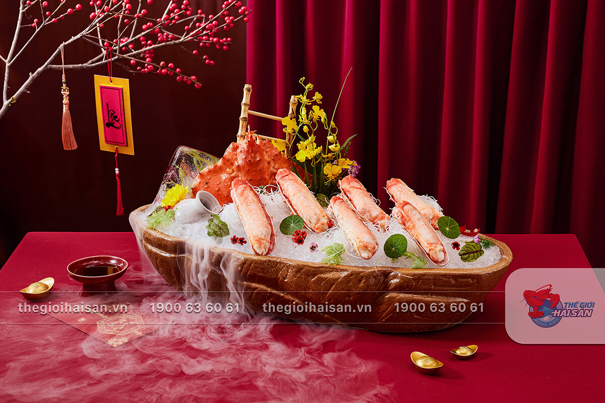 Sashimi King Crab - Hương vị quý giá bậc nhất từ đại dương