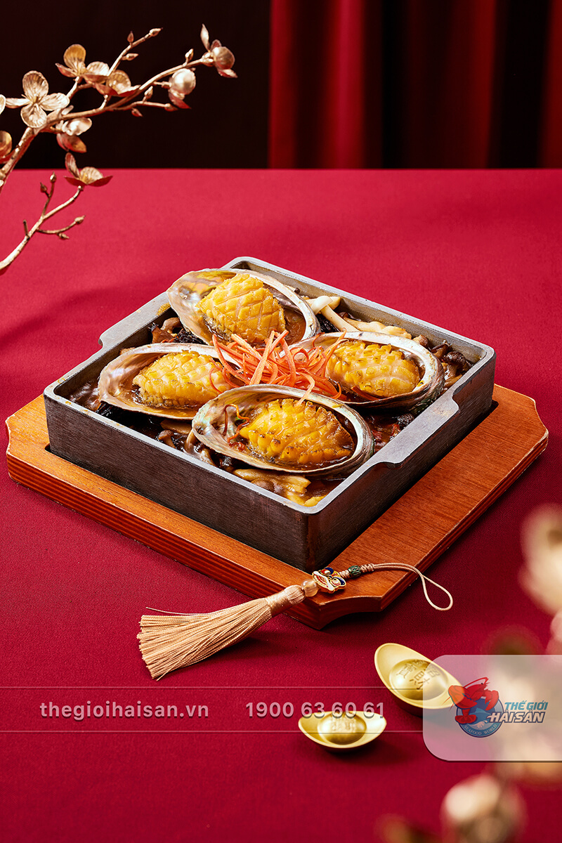 Món bào ngư sốt nấm