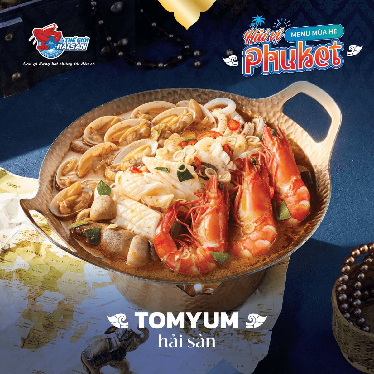 Tomyum Hải Sản với 4 tầng hương vị độc đáo