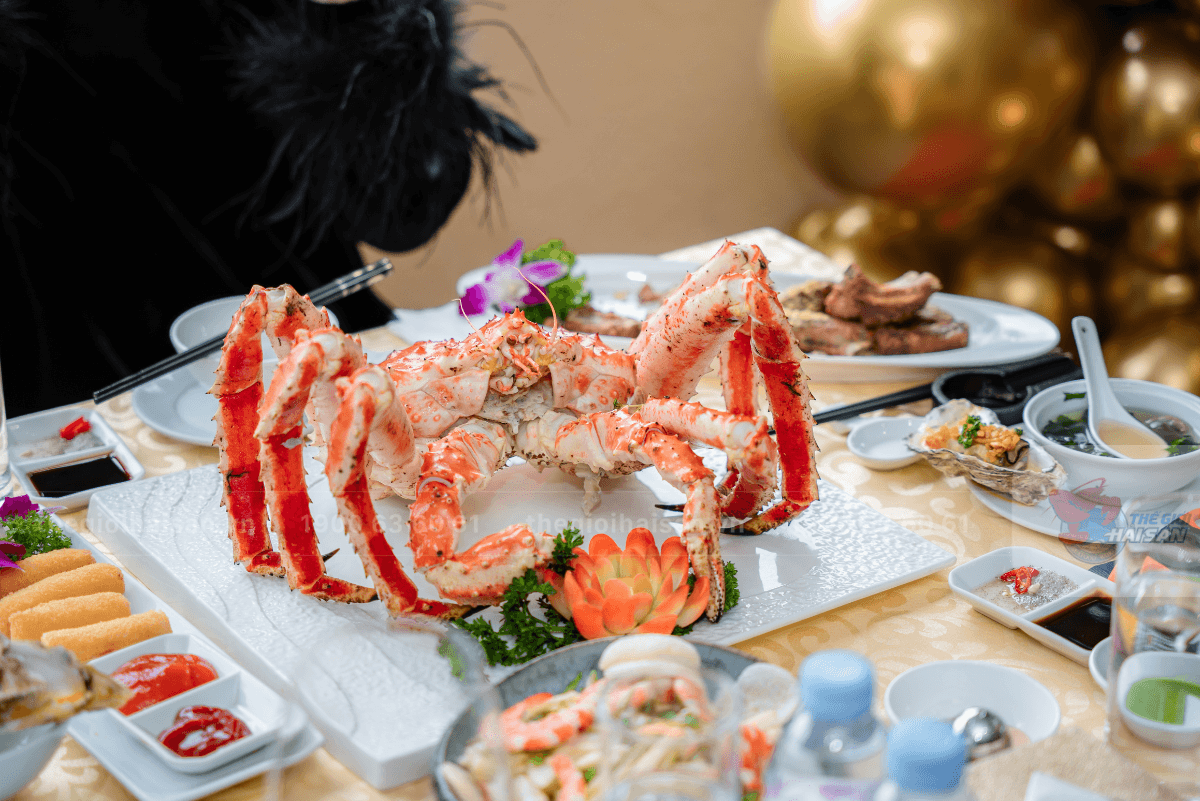 Đặt tiệc tại gia - Lựa chọn menu hải sản đa dạng
